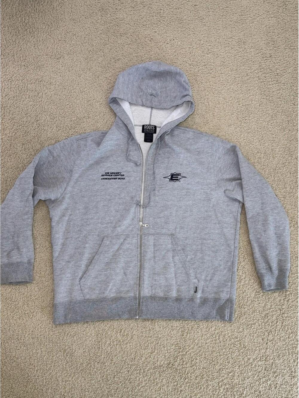 ROOTS Athletics hoodie – Vancouver 2010 Ice Hockey Service Center.